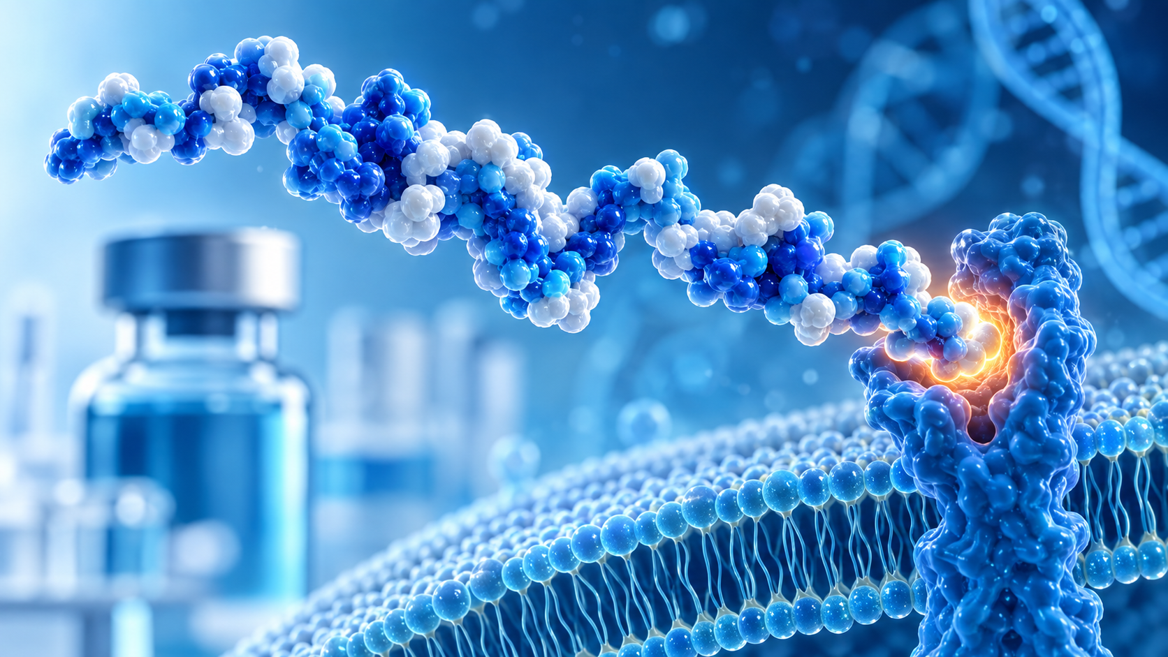 Representación científica de Semaglutide