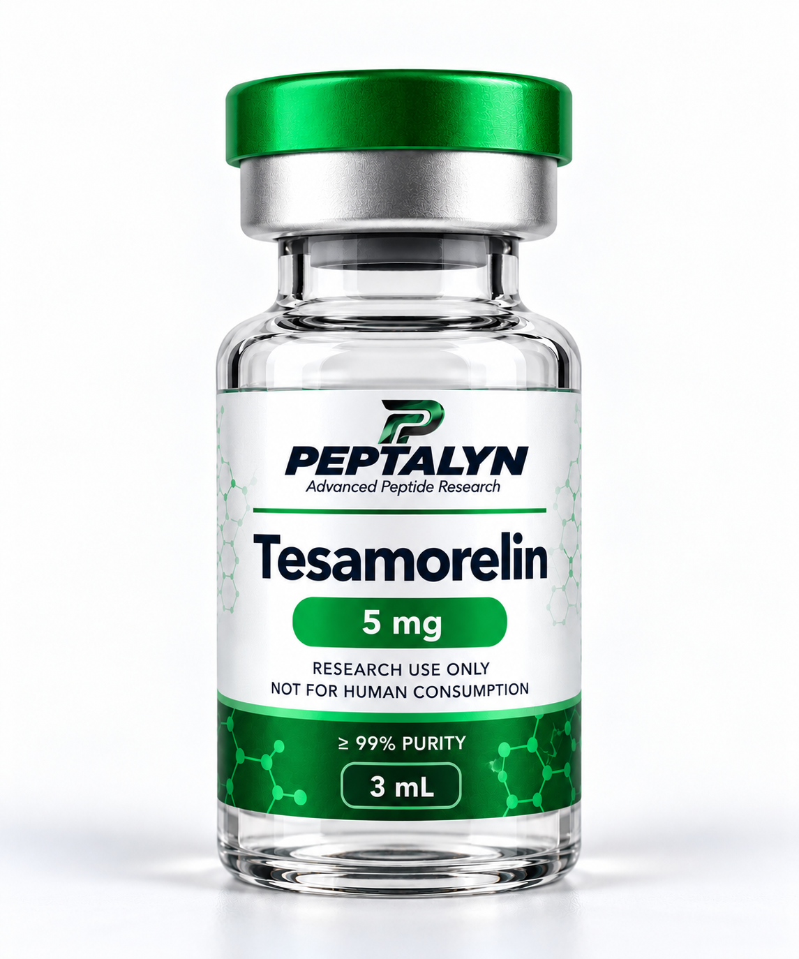 Presentación visual BERYON de Tesamorelin